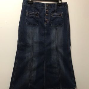 Gap jeans jean skirt